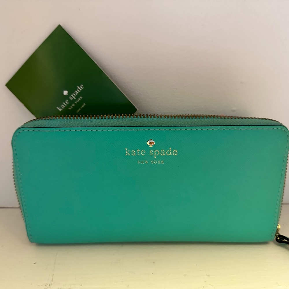 Kate Spade Turquoise Wallet/Clutch